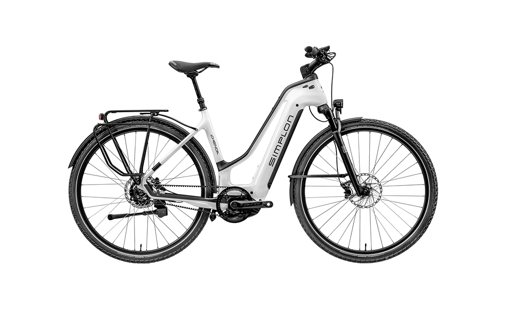 Product 2021 e-bike Chenoa Bosch CX Damen Pearlwhite Glossy Black Glossy