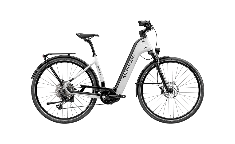 Product 2021 e-bike Chenoa Bosch CX Uni Pearlwhite Glossy Black Glossy