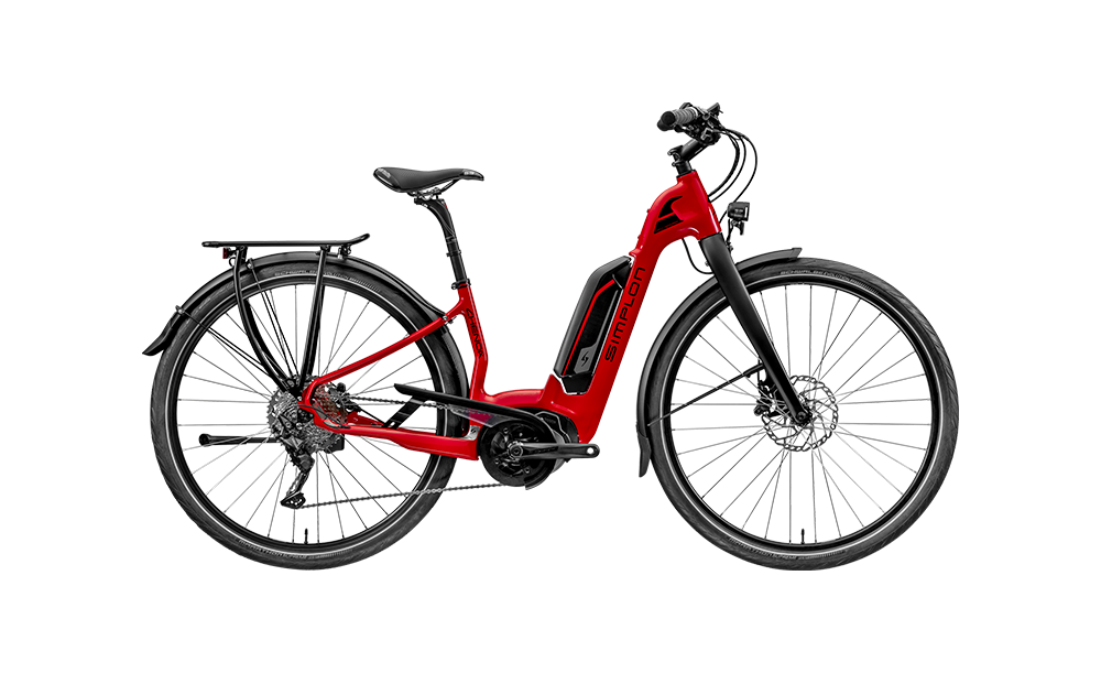 Product 2021 e-bike Chenoa Uni Cosmic Red Glossy Black Glossy